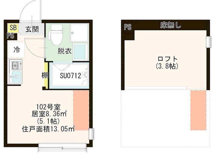 東京都練馬区関町北2(アパート)の賃貸物件の間取り
