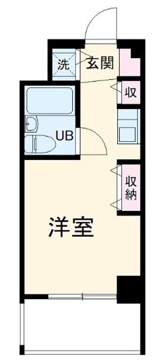 コスモハイム元住吉の間取り