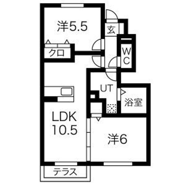 ドルチェヴィータ桜井の間取り