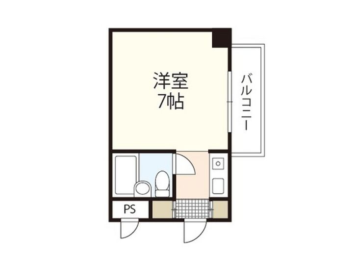 アルファ富田町の間取り