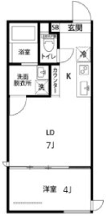 フェリシア行徳Iの間取り