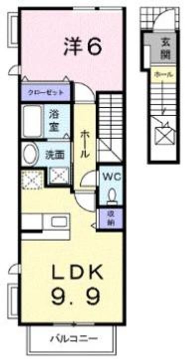 クレメントBの間取り