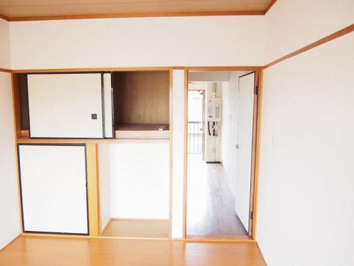 水海道コーポの居間