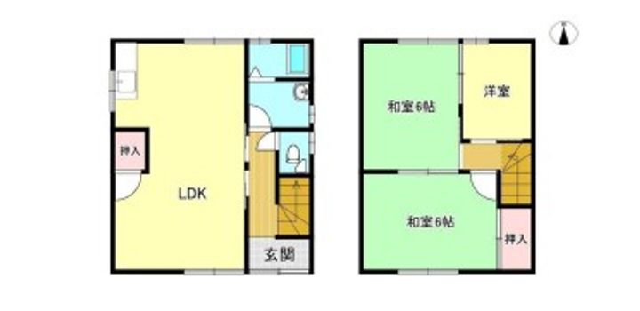 兵庫県姫路市白浜町宇佐崎中3(一戸建)の賃貸物件の間取り