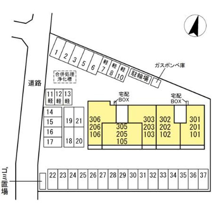 徳島県徳島市北矢三町2(アパート)の賃貸物件のその他画像