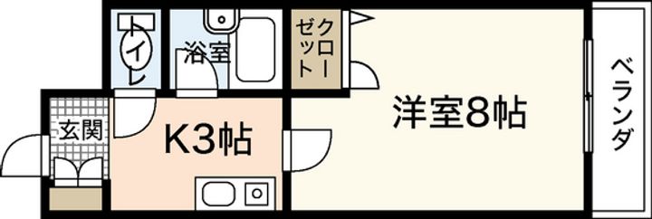 ステューディオ長束の間取り