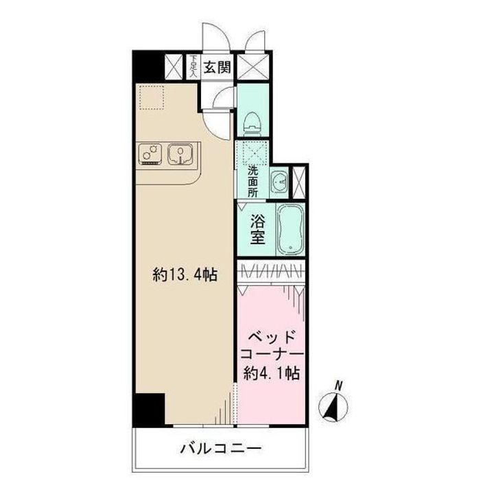フレア・Fの間取り
