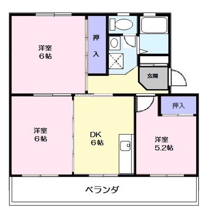 ファミリー久保山IIの間取り