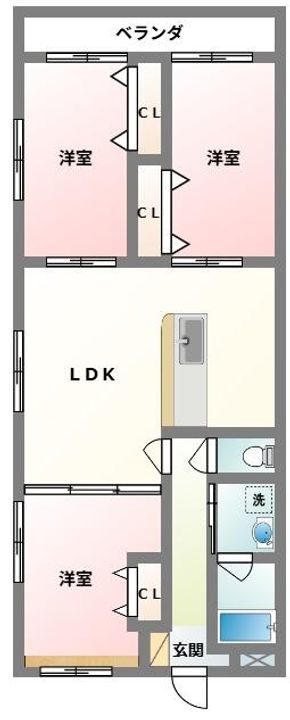 グランディールの間取り