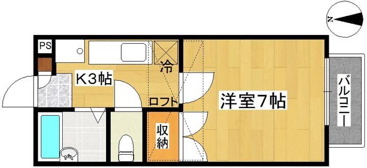 ステーブルサトーの間取り
