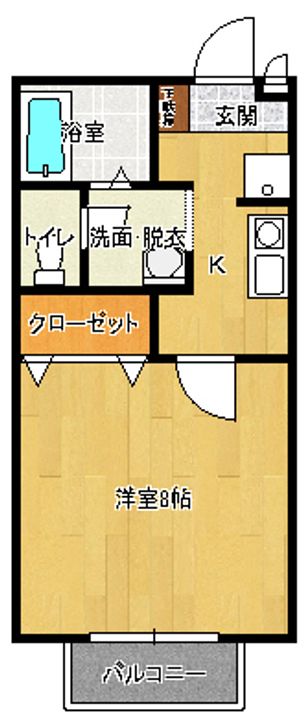 シャルムちひろの間取り