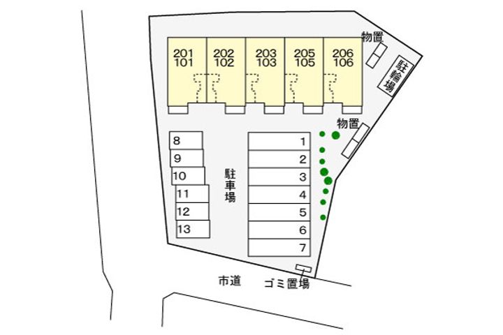 島根県松江市八雲町日吉(アパート)の賃貸物件の地図