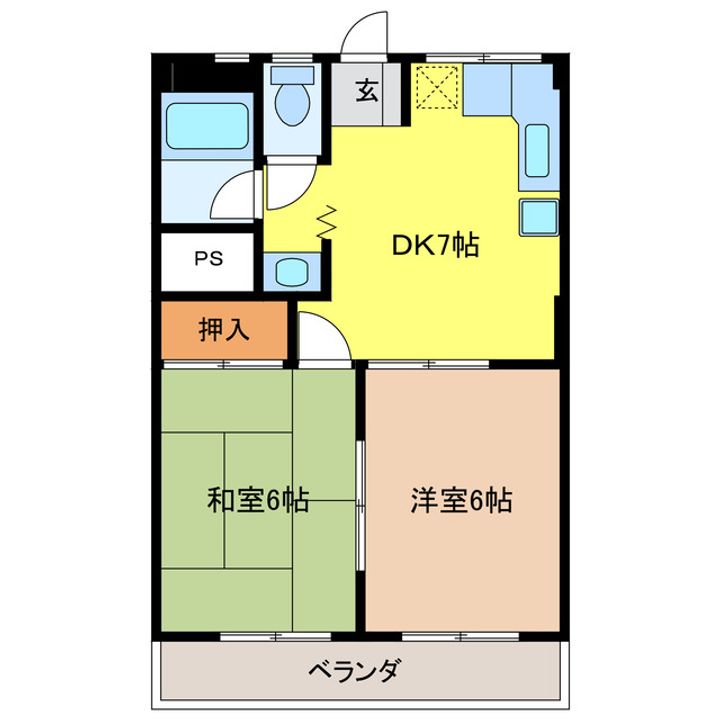 リアライズ穂積 Iの間取り