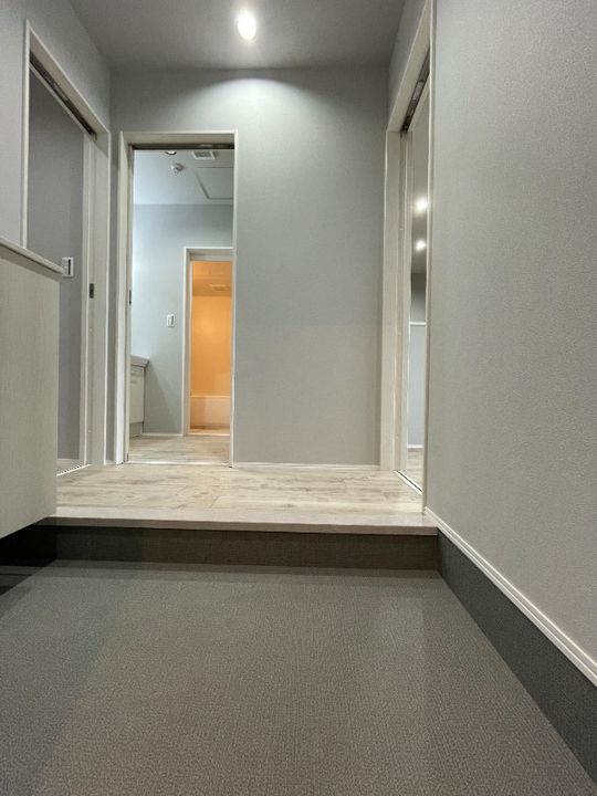 岡山県倉敷市羽島(アパート)の賃貸物件の玄関