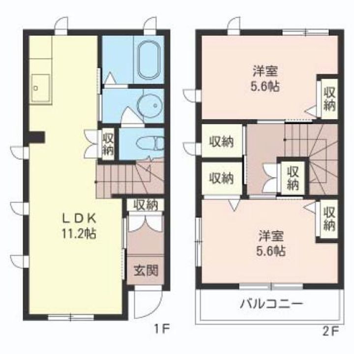 埼玉県さいたま市南区関1(一戸建)の賃貸物件の間取り
