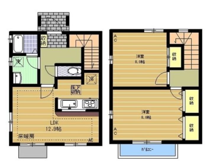 東京都武蔵野市吉祥寺北町3(一戸建)の賃貸物件の間取り