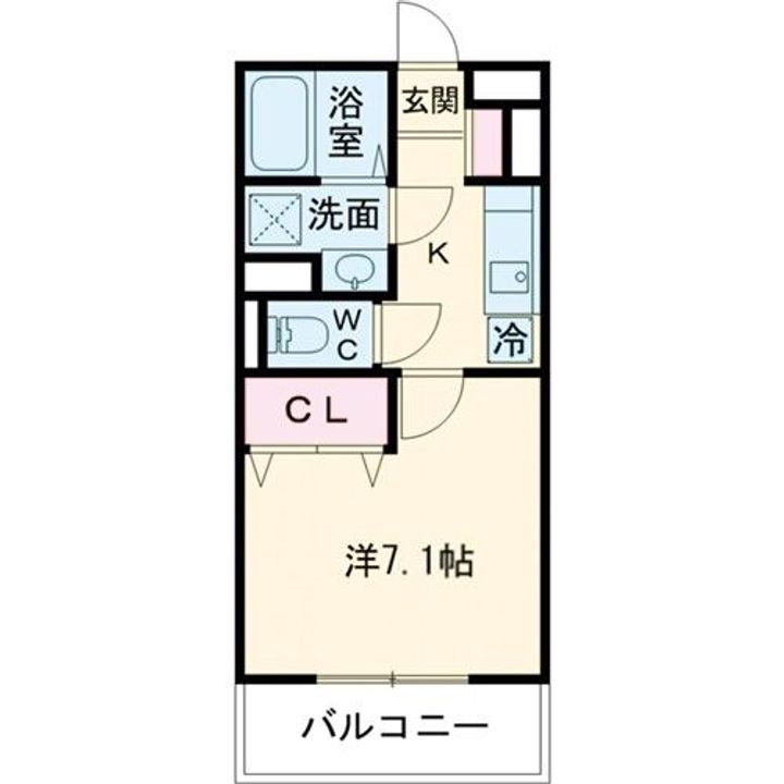 滋賀県草津市追分5(アパート)の賃貸物件の間取り