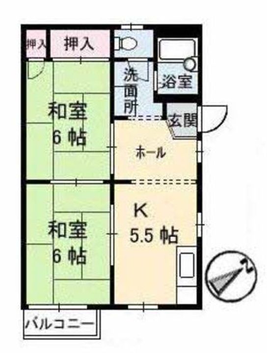 フレグランスビバの間取り