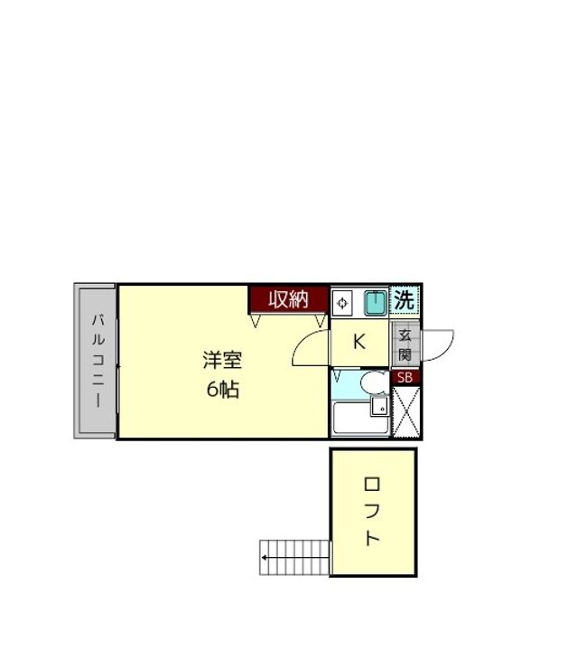シティパレス生駒谷田町P7の間取り