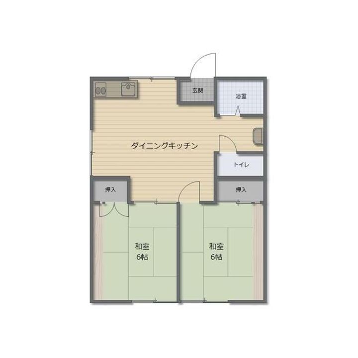 コーポミノシマの間取り