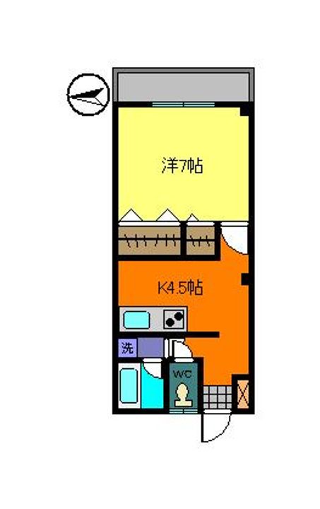 メゾンヨシバの間取り