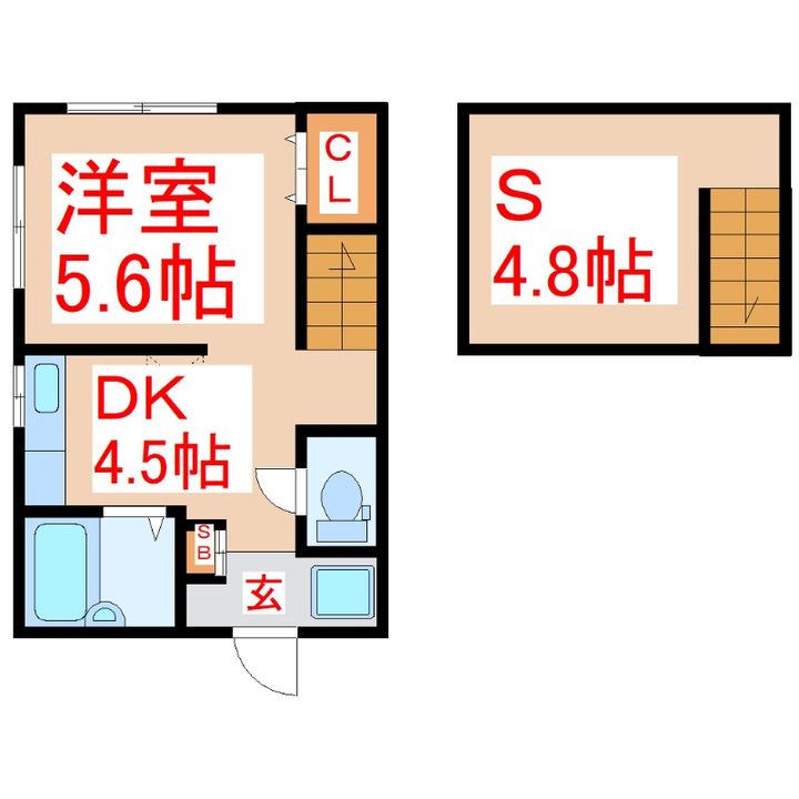 アクアリッチの間取り