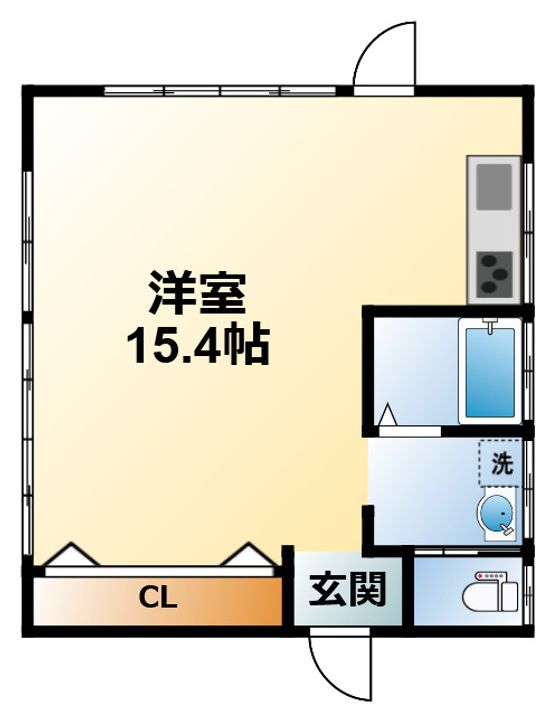 千葉県大網白里市富田(一戸建)の賃貸物件の間取り