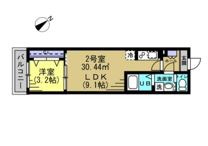 AJ北松戸003の間取り
