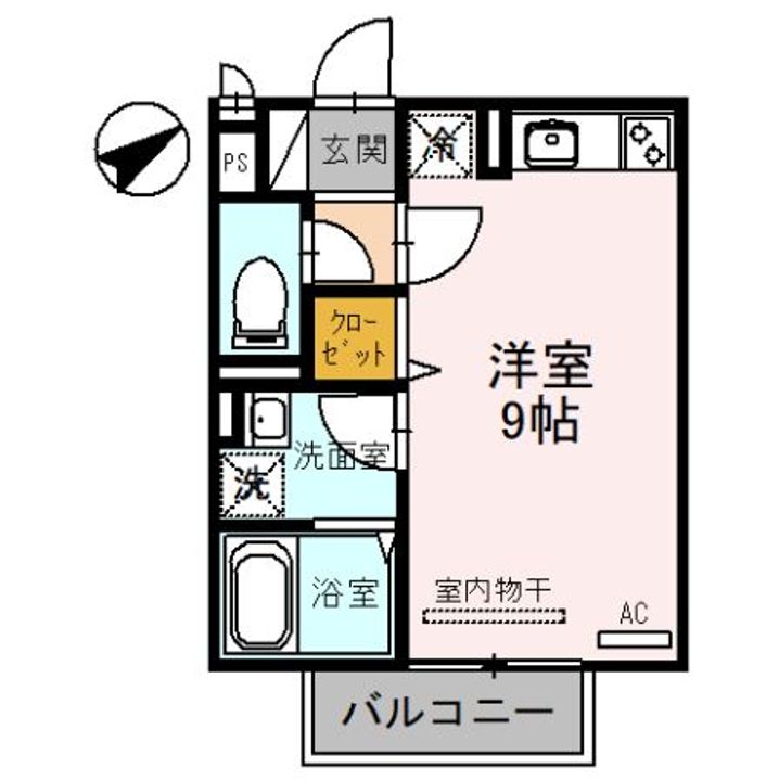 滋賀県草津市上笠3(アパート)の賃貸物件の間取り