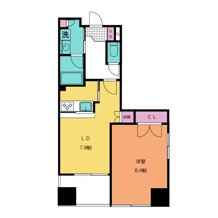 ベラカーサ秋葉原の間取り