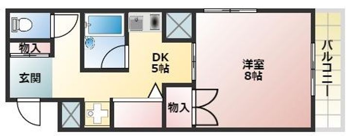 ピュア大久保の間取り
