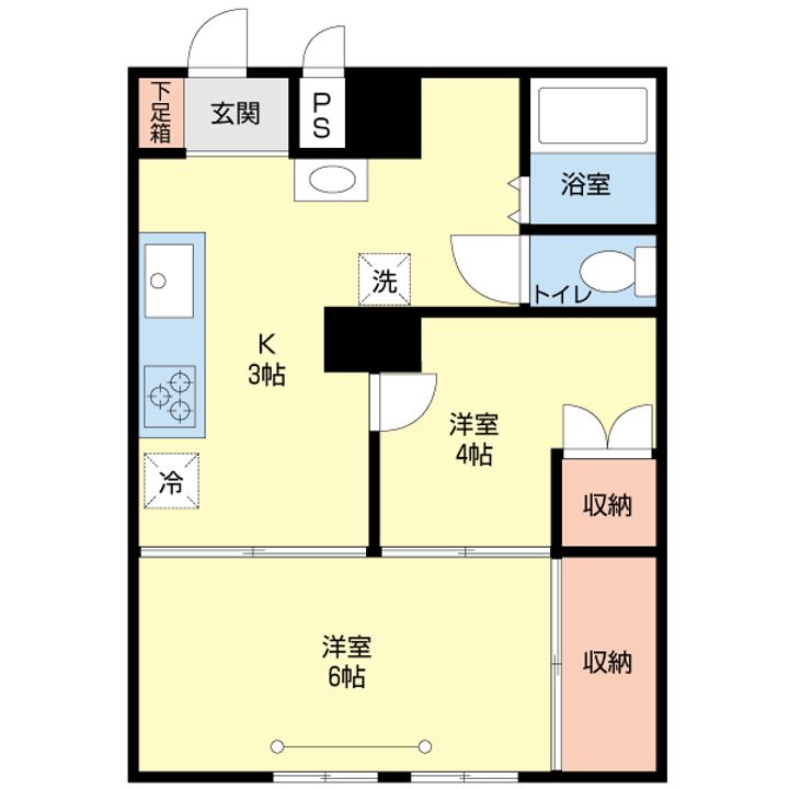 プラザビルの間取り