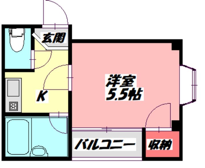 シャルマン大宮の間取り