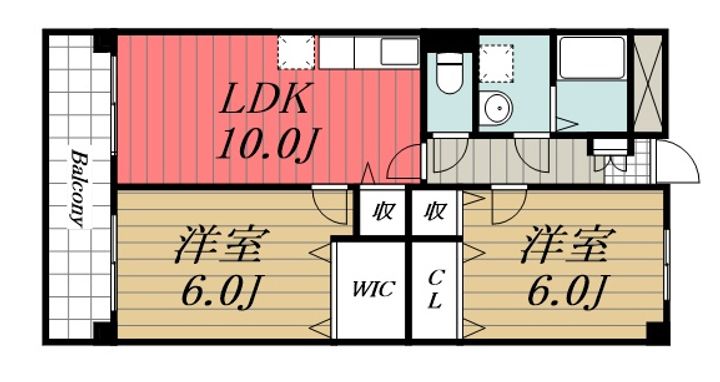 千葉県千葉市緑区おゆみ野中央7(マンション)の賃貸物件の間取り