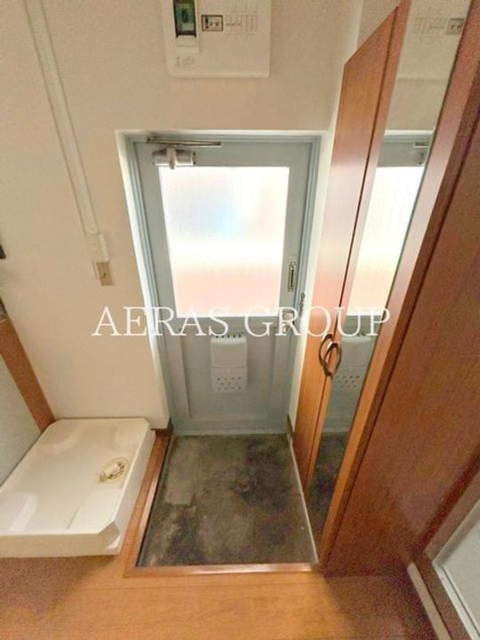 ハイツ北野の玄関