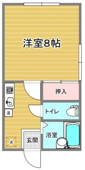 新潟県長岡市石動町(アパート)の賃貸物件の間取り