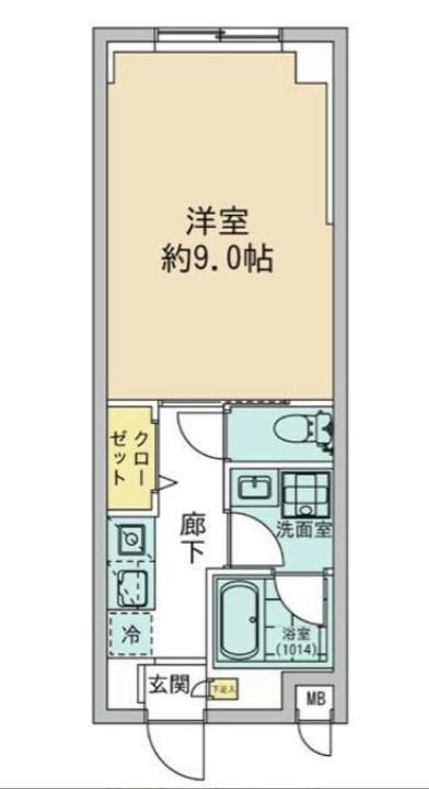 東京都江東区亀戸2(マンション)の賃貸物件の間取り