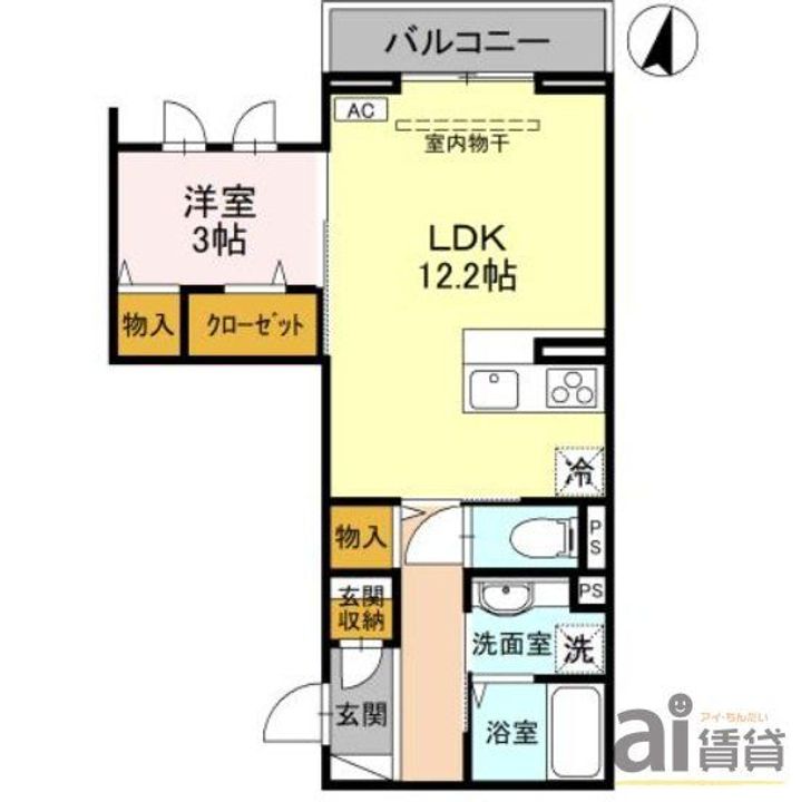 埼玉県和光市新倉1(アパート)の賃貸物件の間取り