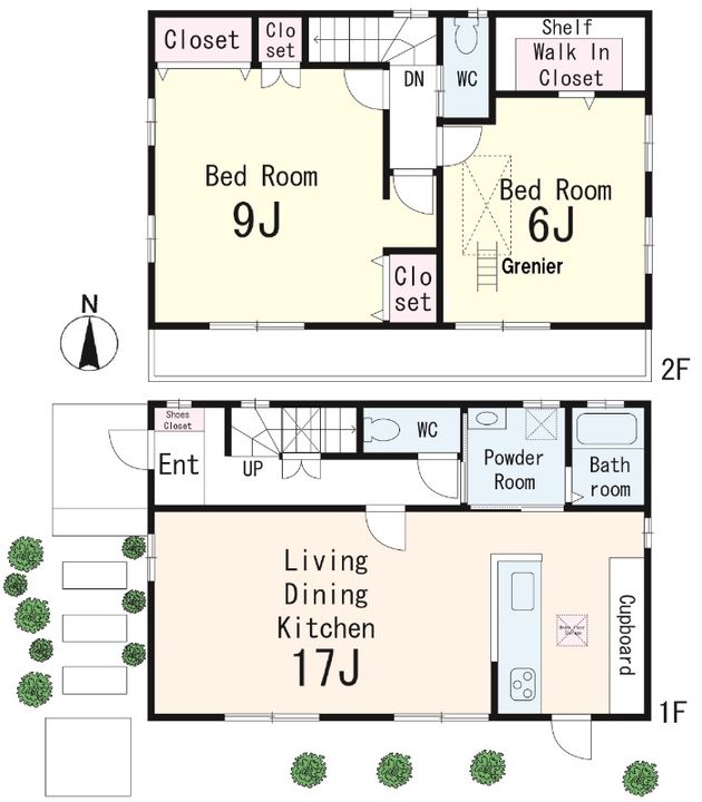 東京都狛江市東野川3(一戸建)の賃貸物件の間取り
