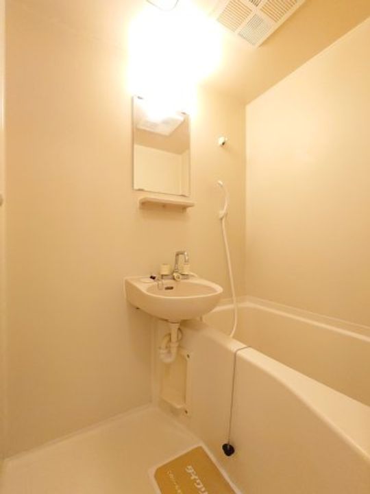 広島県福山市神辺町大字新徳田(アパート)の賃貸物件の風呂
