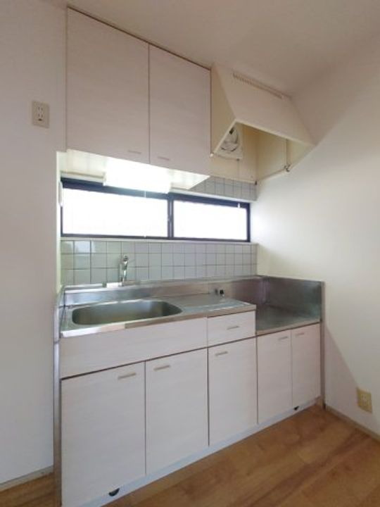 広島県福山市神辺町大字新徳田(アパート)の賃貸物件のキッチン