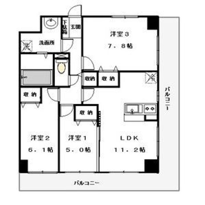 プラナス桜の間取り