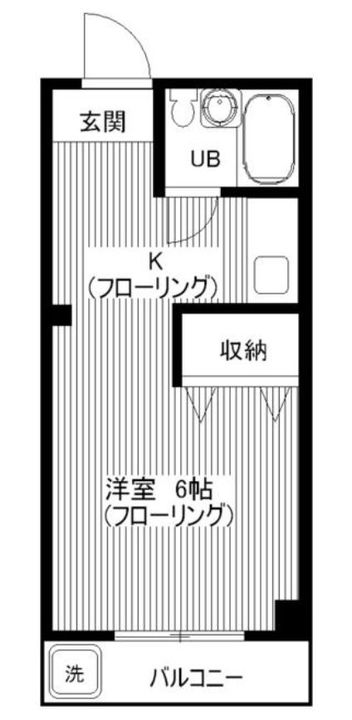 東京都中野区中野5(マンション)の賃貸物件の間取り