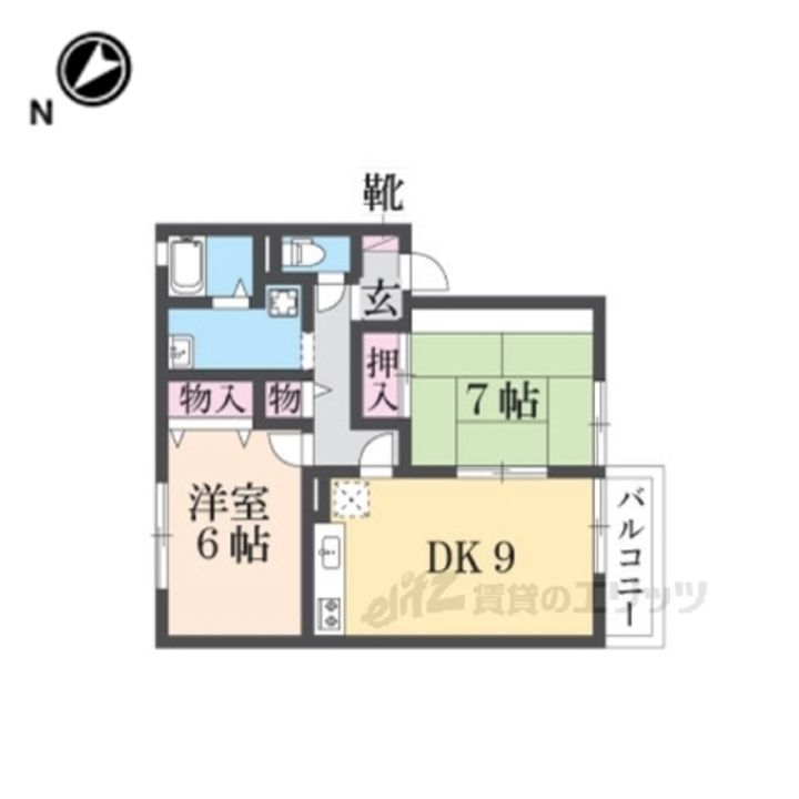 クラスタ-コートの間取り