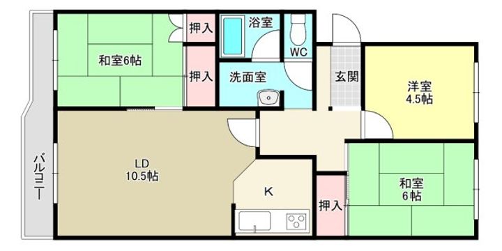 エミネンス小山IIIの間取り