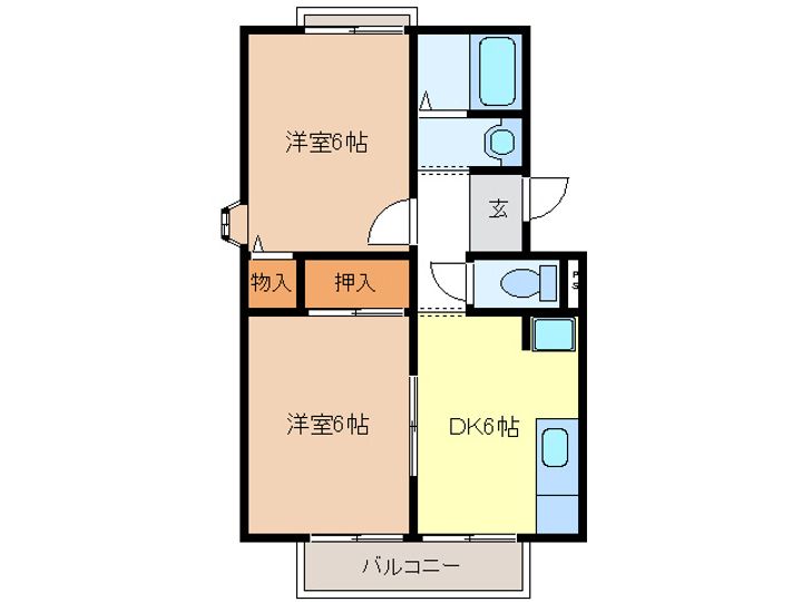 第二ビーチブリーズの間取り