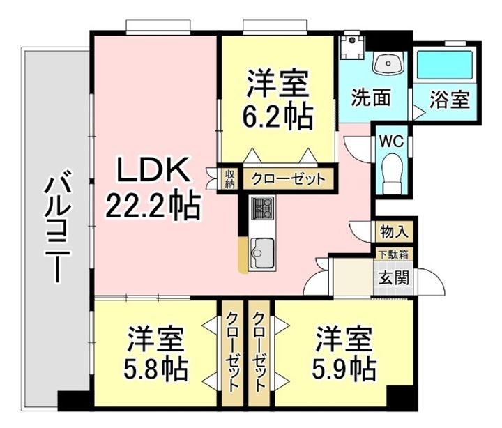 メディクレストの間取り