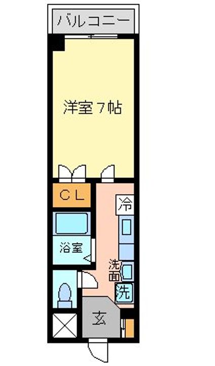 東京都世田谷区経堂4(マンション)の賃貸物件の間取り