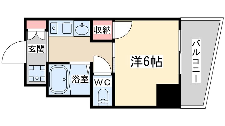 アスティナ天神橋の間取り
