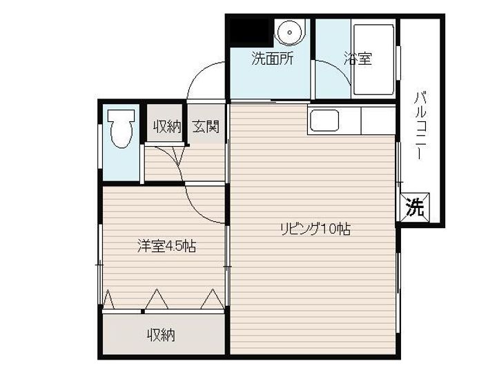 貴容荘の間取り